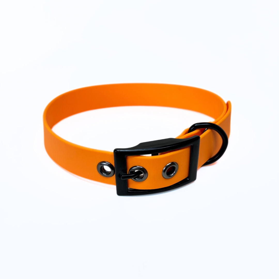 Halsband Biothane, Peach Orange