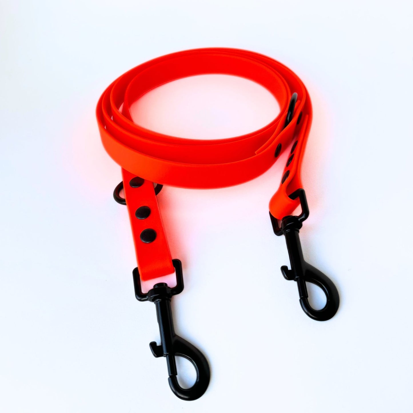 Biothaneleine, Neon Orange, verstellbar