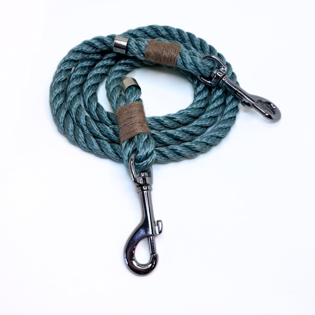 Leine aus Baumwollseil - Sea Grün
