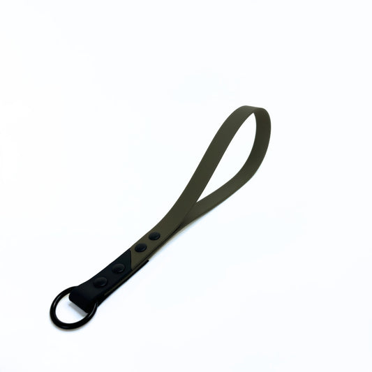 Handschlaufe, Schwarz und Olive - Mix-and-Match-Leinensystem