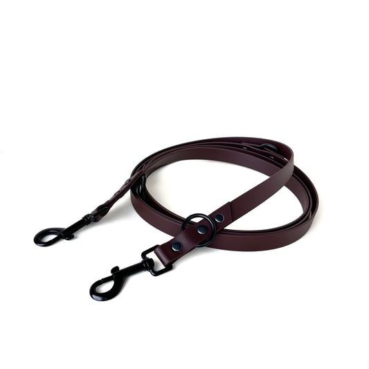 Biothaneleine, Dunkelbraun, verstellbar