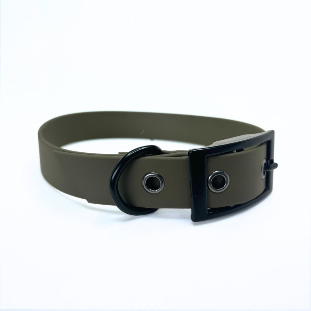 Halsband Biothane, Olive, verstellbar