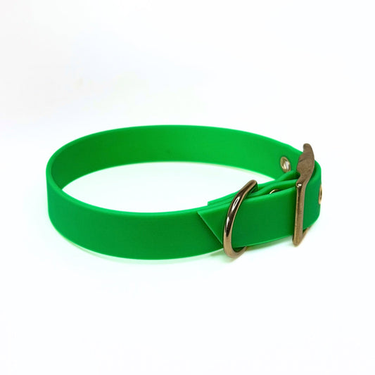 Halsband Biothane, Neon Grün, verstellbar