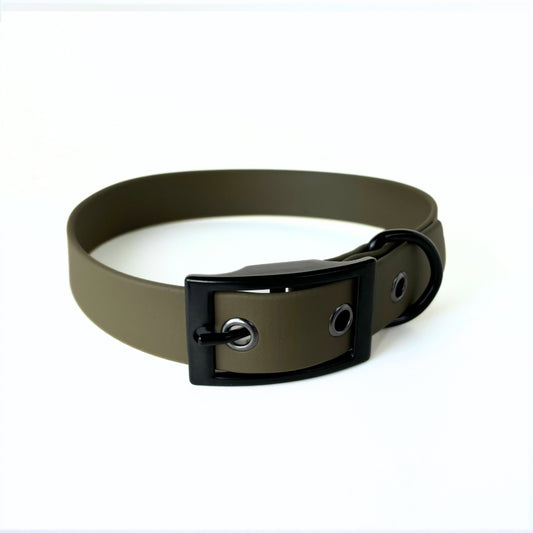 Halsband Biothane, Olive, verstellbar